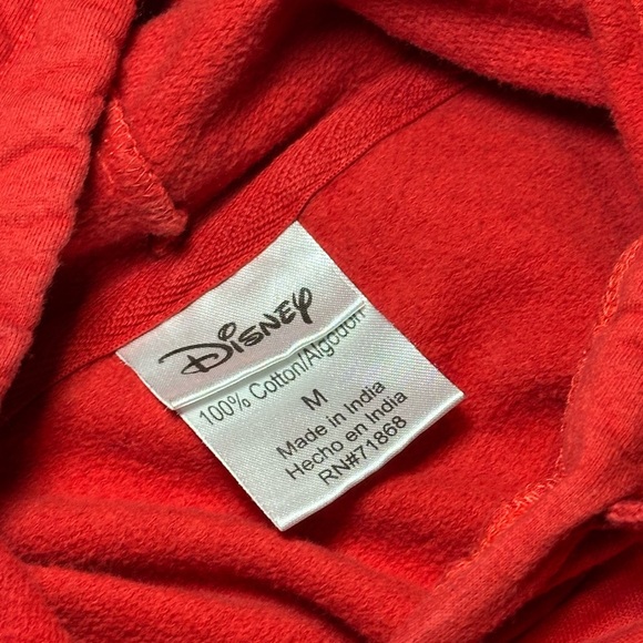 Disney Red Fleece Hoodie - Picture 11 of 13
